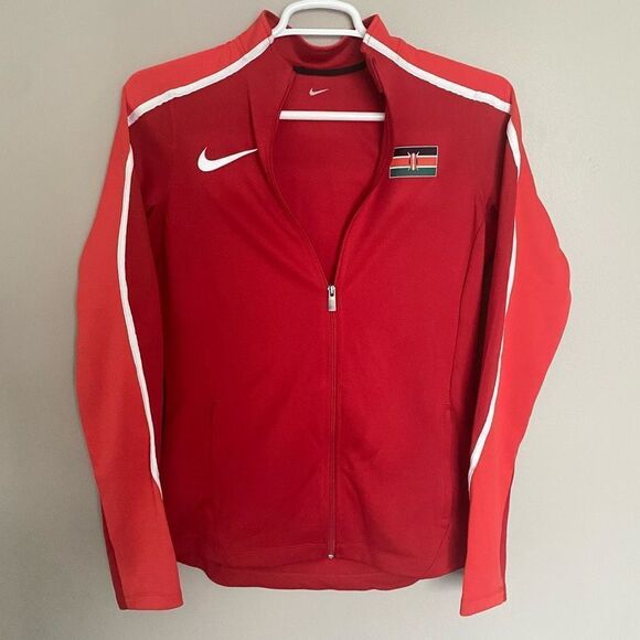 Nike Pro Elite Team Kenya Track & Field Podium Jacket 801500-611 Women’s Size LT - Picture 1 of 3
